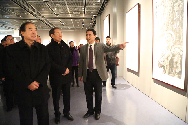 "时代镜像—石品中国人物画作品展"在河南省美术馆隆重开幕